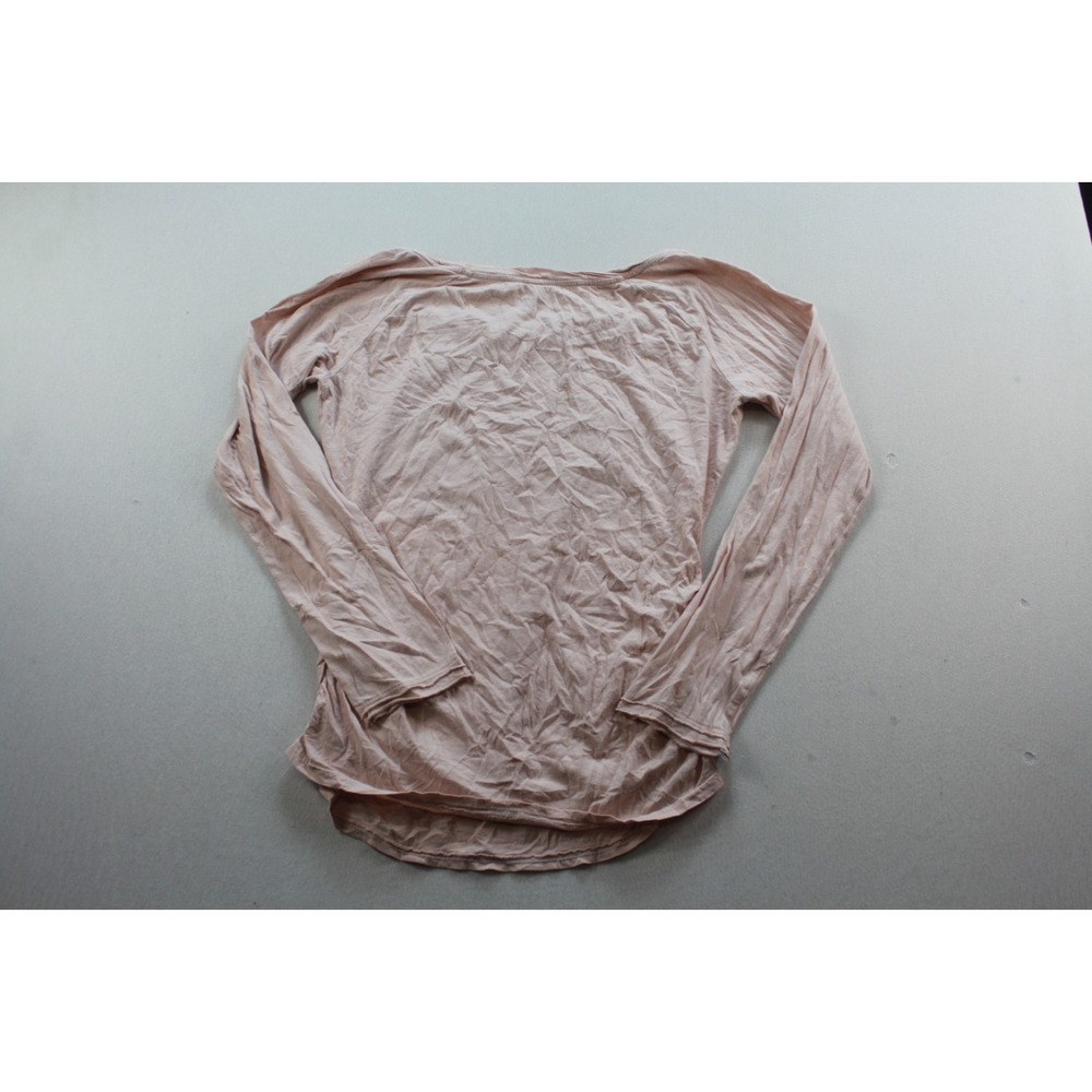 Guess Women Beige Top Long Sleeve Round Neck Casual Size Large - Picture 8 of 8